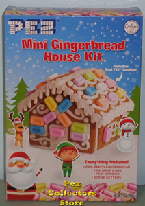 Mini PEZ Gingerbread House Kit