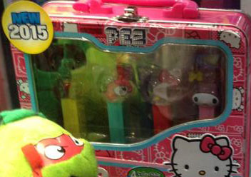 Hello Kitty Pez Patchwork Counter Display box