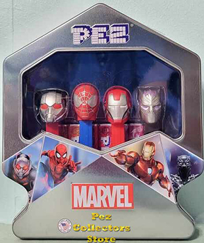 Disney 100 Years of Wonder Marvel Pez Gift Tin