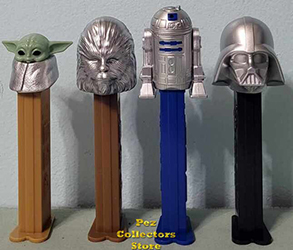 Star Wars Platinum Pez Loose