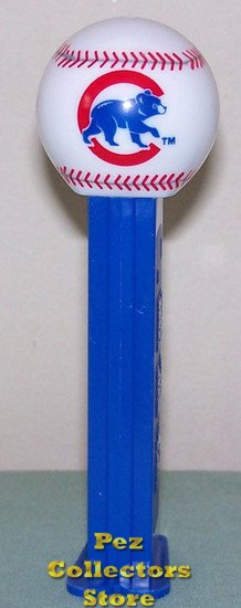 (image for) Chicago Cubs with Cub Major League Baseball Pez Loose