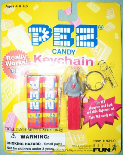 (image for) Retired Mini Pez Elephant Keychain MOC