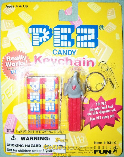 (image for) Retired Mini Pez Elephant Keychain MOC - Click Image to Close