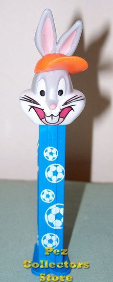 (image for) Bugs Bunny Soccer from World Cup series Blue Stem Pez