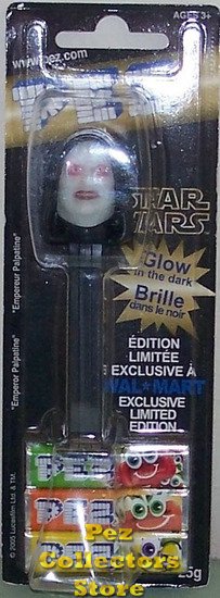 (image for) Emperor Palpatine Glow in Dark Ltd Ed European Pez MOC