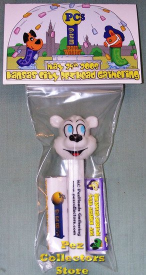 (image for) 2008 KC PezHead Gathering Icee Dispenser and Candy Packs - Click Image to Close