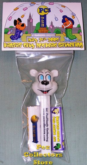 (image for) 2008 KC PezHead Gathering Icee Dispenser and Candy Packs