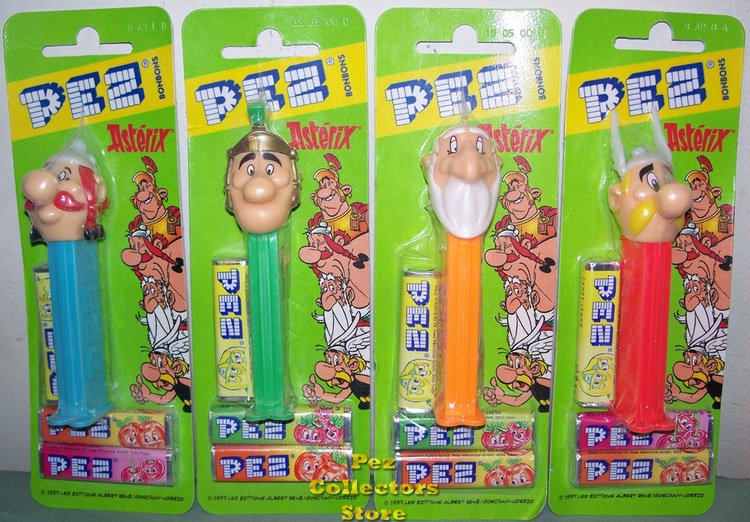 (image for) Asterix, Obelix, Muselix, Roman Soldier Pez Set MOC - Click Image to Close