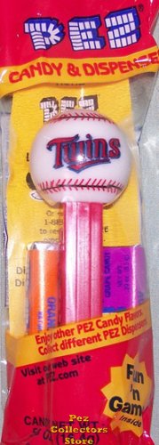 (image for) Minnesota Twins Promotional Baseball Pez MIP