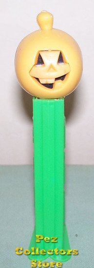 (image for) Die Cut Face Pumpkin A Pez 3.9 TF Green Austria Stem