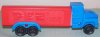(image for) D Series Truck R1 Blue Cab on Red Trailer Pez