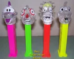 (image for) Clear Colorless Crystal Pez-a-Saurs Set of 4 Pez Offer 71