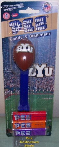 (image for) BYU Brigham Young University Exclusive NCAA Football Pez MOC