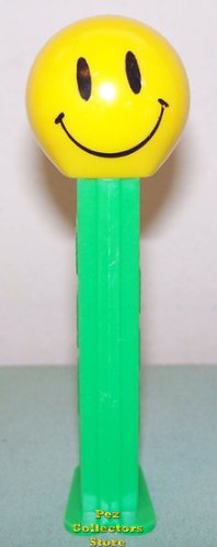 (image for) Smiley Funky Face Pez on Green Stem Loose