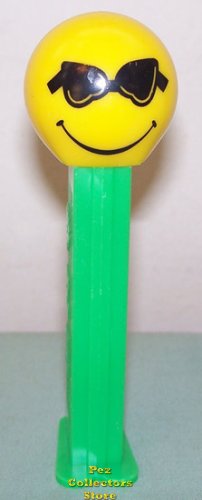 (image for) Cool Funky Face Pez on Green Stem Loose
