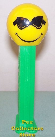 (image for) Cool Funky Face Pez on Green Stem Loose