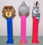 (image for) Madagasgar Pez Set of 3 original variations Loose!