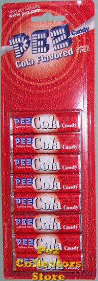(image for) USA Caffeine Free Cola Pez Candy 8 refills per Card
