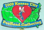 (image for) 2009 KC PezHead Gathering Lapel Pin number 1