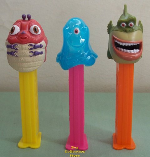 (image for) Monsters vs. Aliens Pez Set of 3 Loose