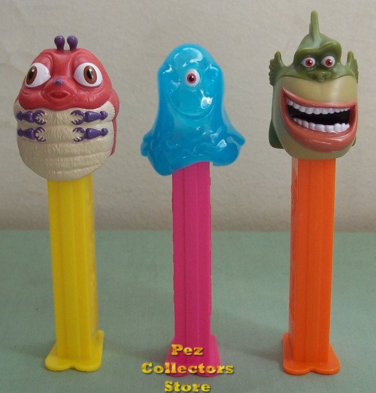 (image for) Monsters vs. Aliens Pez Set of 3 Loose - Click Image to Close