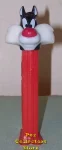 (image for) Sylvester C on Red Stem Warner Bros Looney Tunes Pez Loose