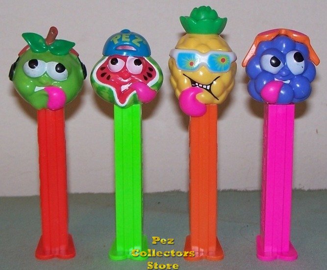 (image for) Sourz Pez Set of 4 loose - Click Image to Close