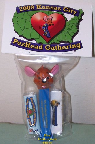 (image for) 2009 KC PezHead Gathering Roo Dispenser