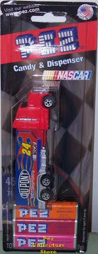 (image for) Jeff Gordon Dupont NASCAR Hauler Pez Truck MOC