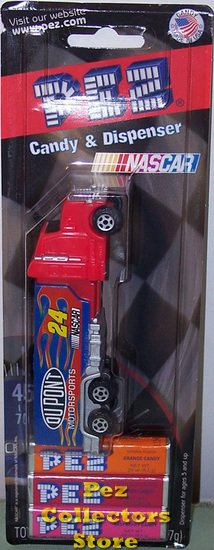 (image for) Jeff Gordon Dupont NASCAR Hauler Pez Truck MOC - Click Image to Close