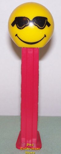 (image for) Cool Funky Face Pez on Red Stem Loose