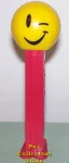 Wink Funky Face Pez on Red Stem Loose (image for) Wink Funky Face Pez on Red Stem Loose
