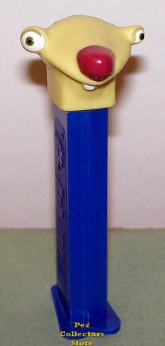 (image for) Sid the Sloth on Blue with Eyelids from Ice Age 3 Pez MIB