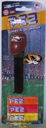 (image for) 2009 NCAA Univ of Missouri Mizzou Tigers Football Pez MOC