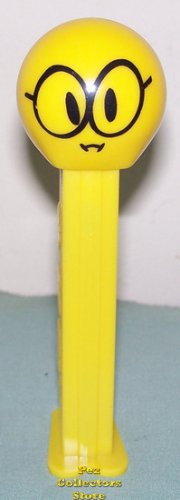 (image for) Nerd Funky Face Pez on Yellow Stem Loose