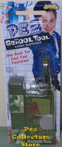 (image for) Camoflauge Army School Tool Pez MOC - Click Image to Close