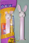 (image for) Easter Bunny D Pez - White Head Long thin ears MIB