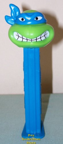 (image for) TMNT Angry Leonardo Blue mask on Blue Stem Pez