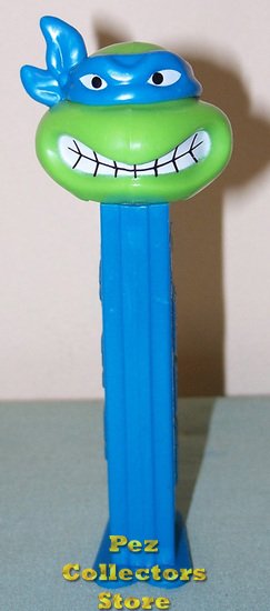 (image for) TMNT Angry Leonardo Blue mask on Blue Stem Pez