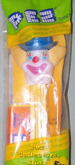 (image for) Peter Pez B Clown on Yellow stem MIB