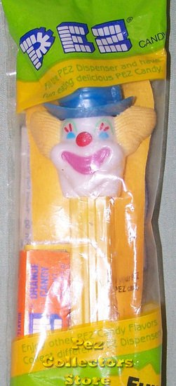 (image for) Peter Pez B Clown on Yellow stem MIB - Click Image to Close