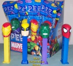 (image for) Marvel Super Hero Pez Set of 4 MIB 2009