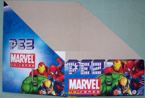 (image for) Marvel Universe SuperHero Pez Counter Display 12 count Box