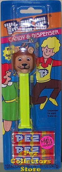 (image for) Misfit Kooky Zoo David Lion Pez Neon Yellow Stem MOC Offer 418