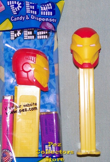 (image for) 2009 Iron Man Marvel Super Hero Pez MIB - Click Image to Close