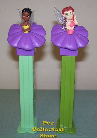 (image for) 2009 European Disney Fairies Rosetta and Iridessa Pez - Click Image to Close