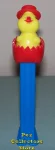 (image for) Pez Chick in Egg C in Hard Red Pointy Shell Loose