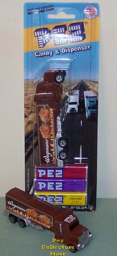 (image for) Wegmans Roasted Chicken Hauler Truck Brown Rig Promotional Pez