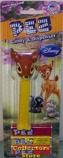 (image for) 2009 Bambi Animal Friends Pez Mint on US Bambi Card