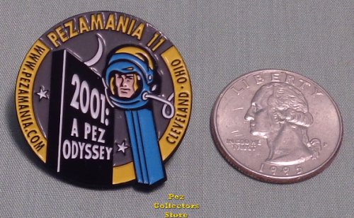 (image for) 2001 Pezamania 11 Astronaut Odyssey Pez Lapel Pin